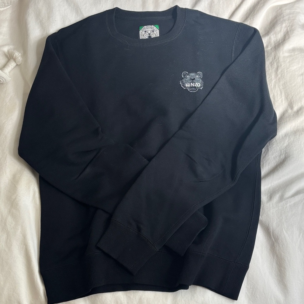 Kenzo Tiger Men's Black Crewneck Sweater